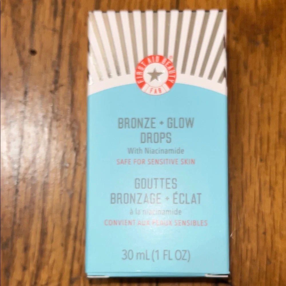 NWT First Aid Beauty Bronze + Glow Drops with Niacinamide